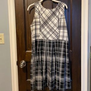 Black and white dress